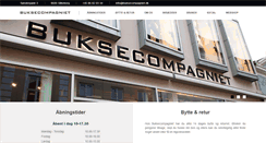 Desktop Screenshot of buksecompagniet.dk
